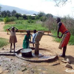 pozzo d'acqua in Karamoja