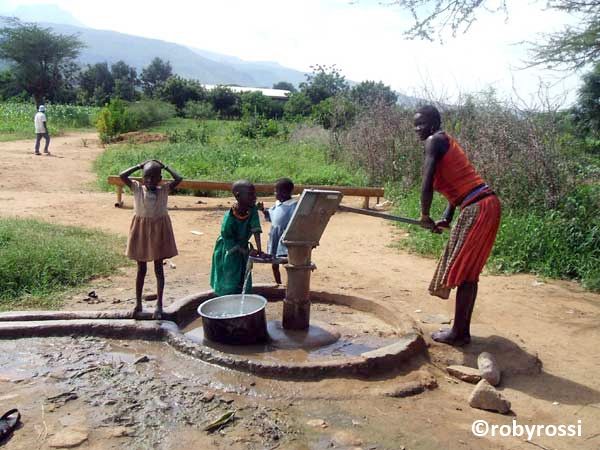 pozzo d'acqua in Karamoja