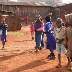 slum di Nyeri - reportage Kenya