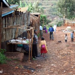 slum di Nyeri - reportage Kenya