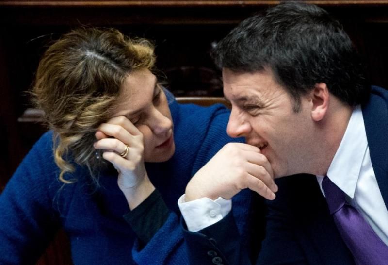 Madia e Renzi - il governo dei non eletti