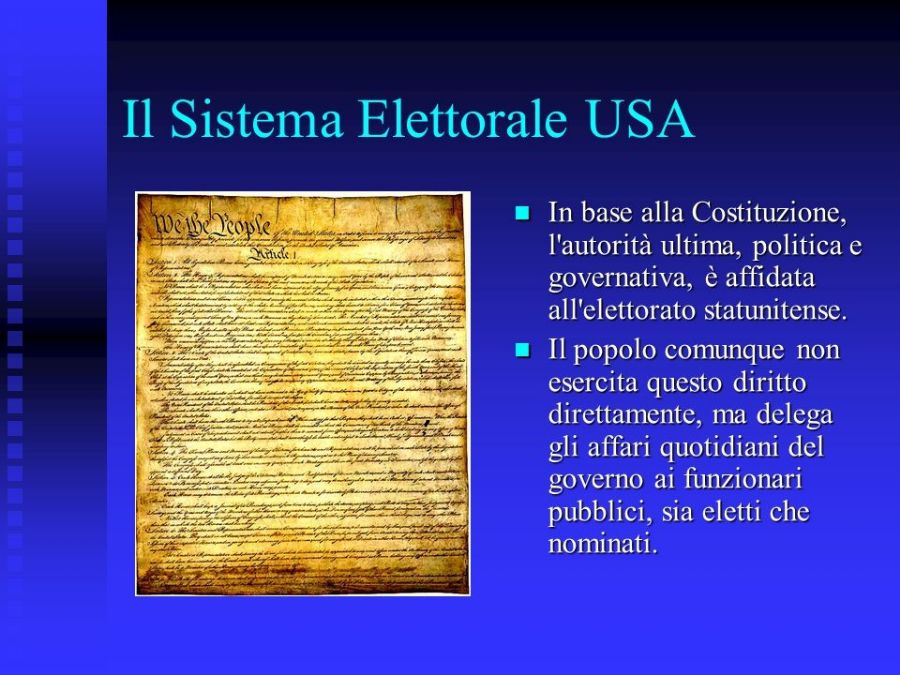 sistema elettorale americano 