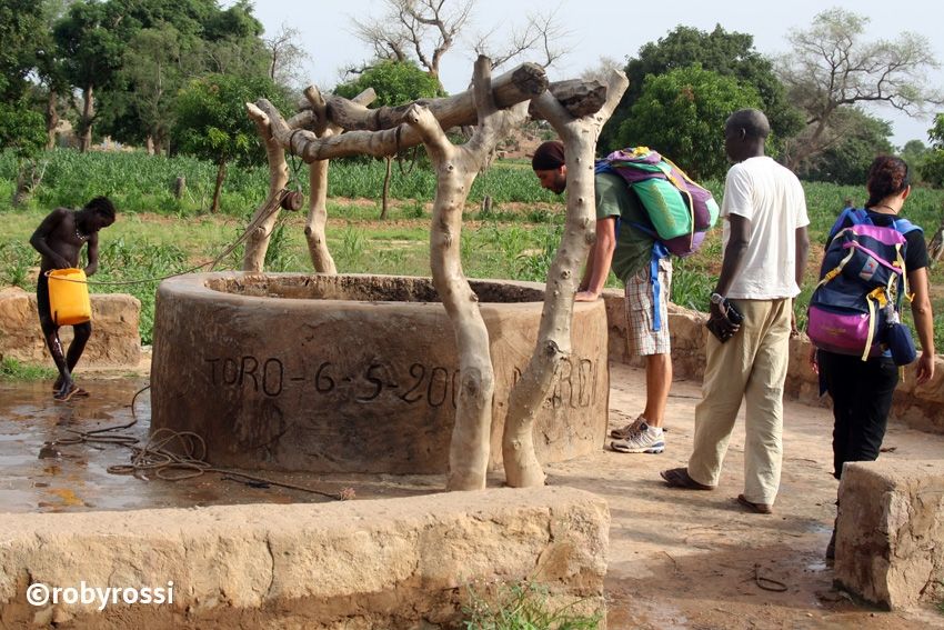 pozzo d'acqua nei Pays Dogon