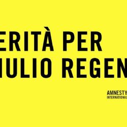 Verità per Giulio Regeni