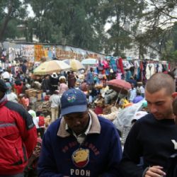 Nicol al Masai market di Nairobi