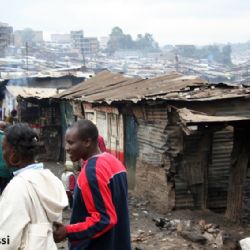 slum di Kariobangi 