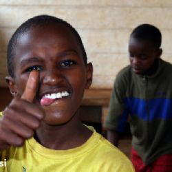 bambini alla Paolo's house - Kibera