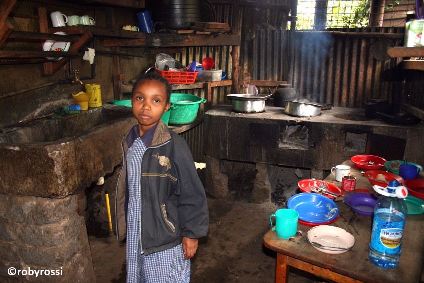cucina dello slum di Soweto