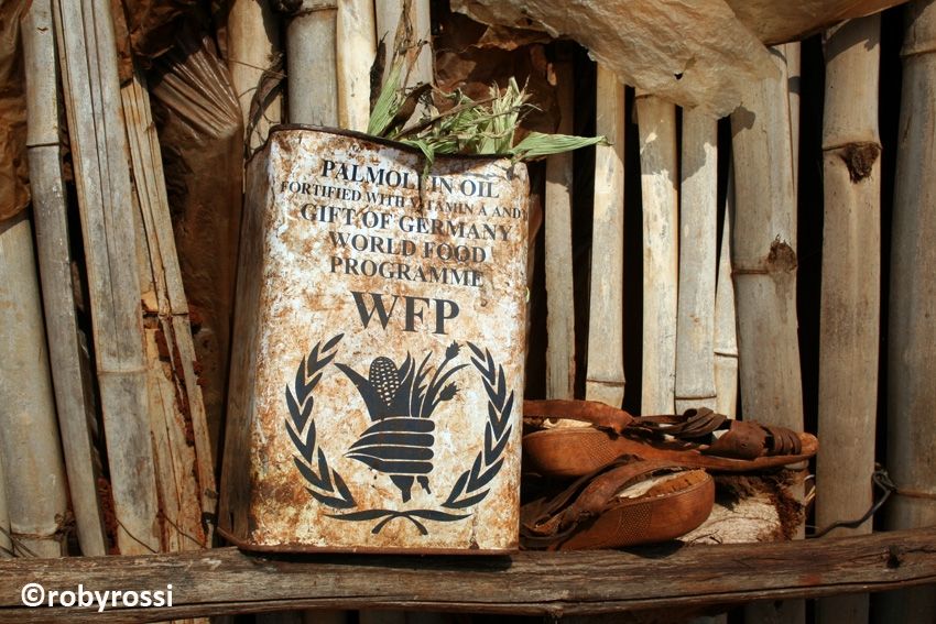 olio di palma WFP allo slum di Nyeri 