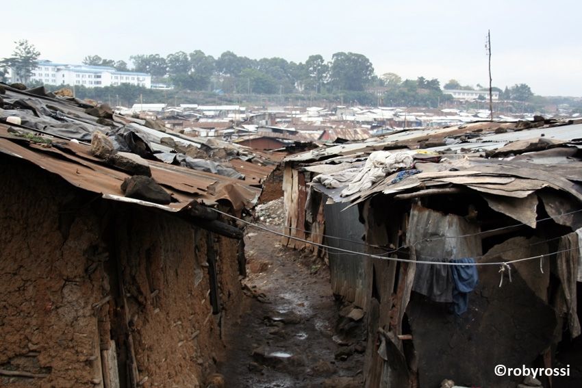 slum di Kibera - Kenya