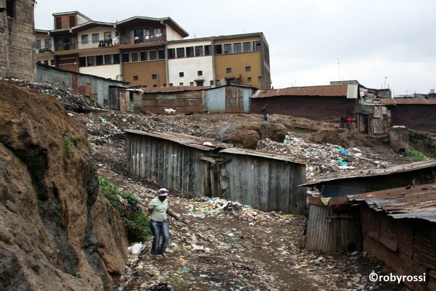 slum di Kibera - Kenya