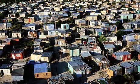 slum di Khayelitsha - Sud Africa