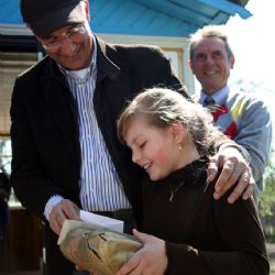 reportage dalla Bielorussia - Annibale con bambina