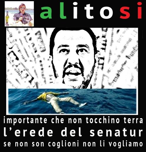 Matteo Salvini noto tombinidighisa